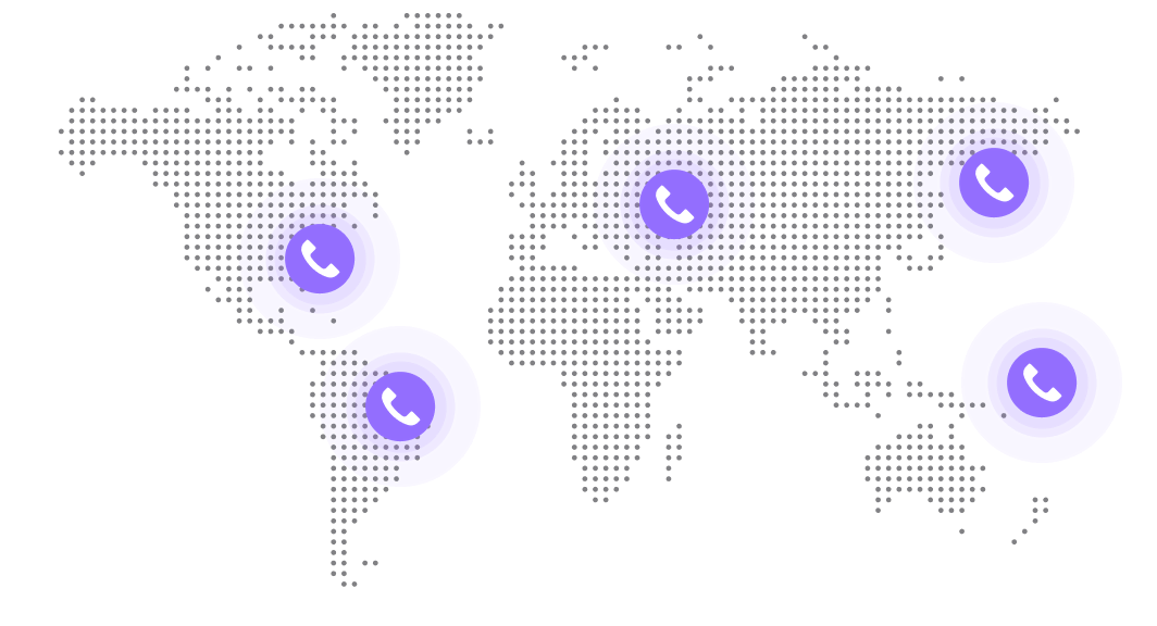 Mobile VoIP global coverage.