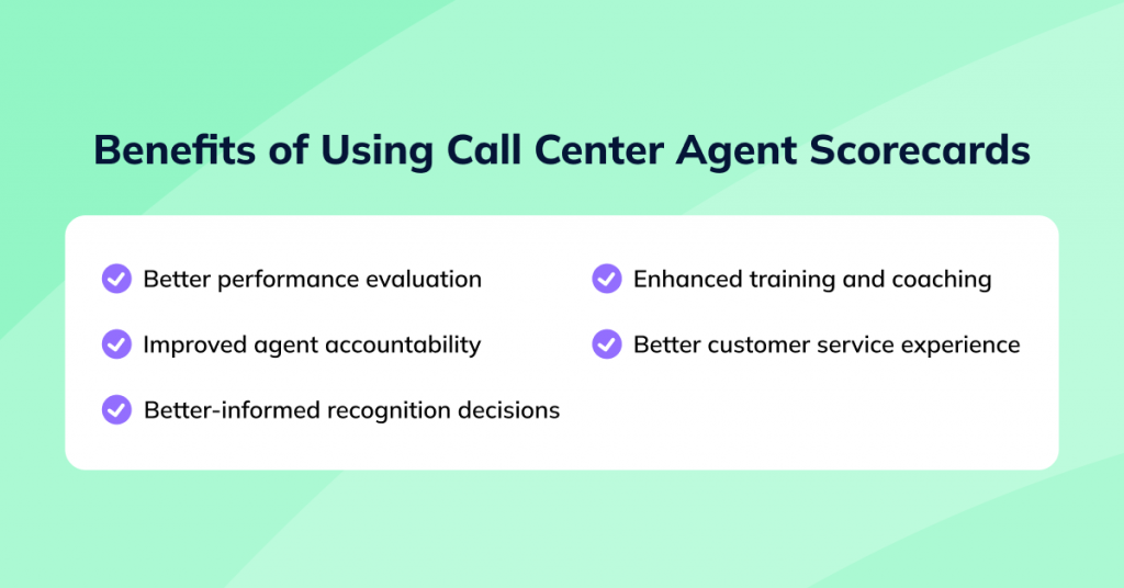 Benefits of Using Call Center Agent Scorecards.