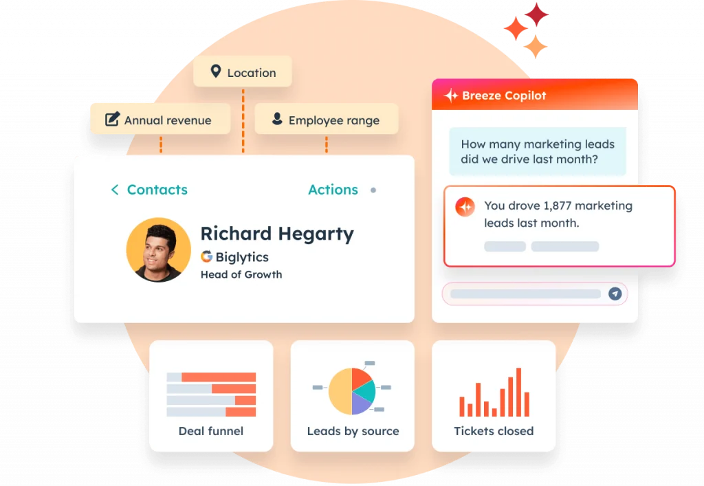 hubspot interface