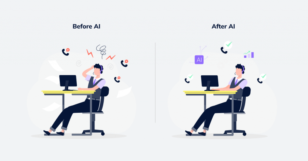 Reasons for the rise of AI in cold calling.