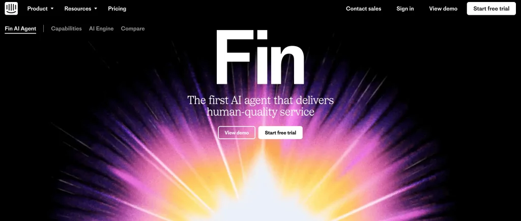 Intercom's Fin chatbot