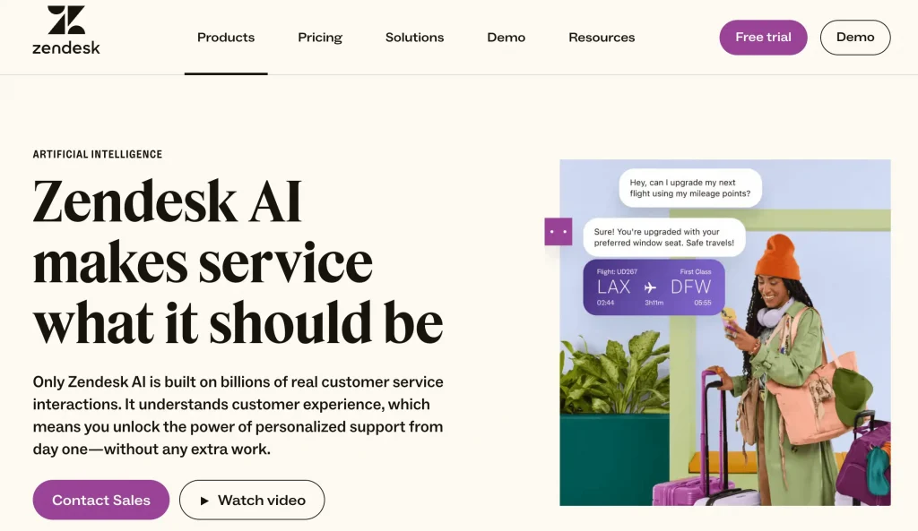 Zendesk’s AI chatbot